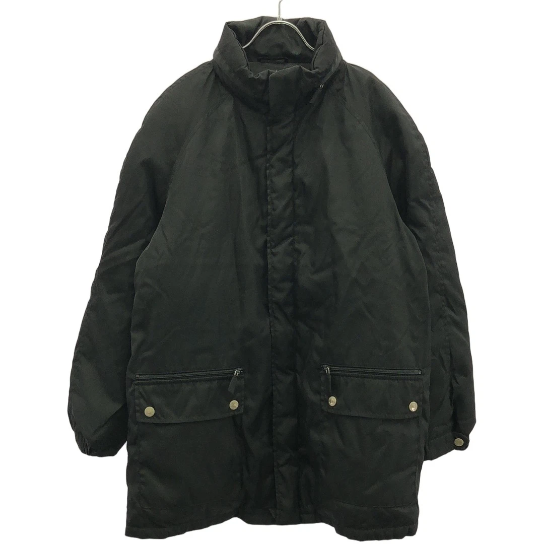 PRADA Giacca Mezza Cappotto Imbottita Nylon Vintage Nero S Usato0