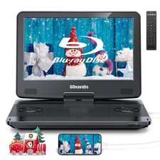 GOnavidio 17.6" Portable Blu Ray DVD Player with 15.4" Large Screen, HDMI...