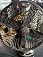 Vintage Hunter Electric Table Fan – Works Great – Metal Retro Industrial Style