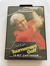 Arnold Palmer Tournament Golf (Sega Genesis, 1989) Complete In Box- Tested