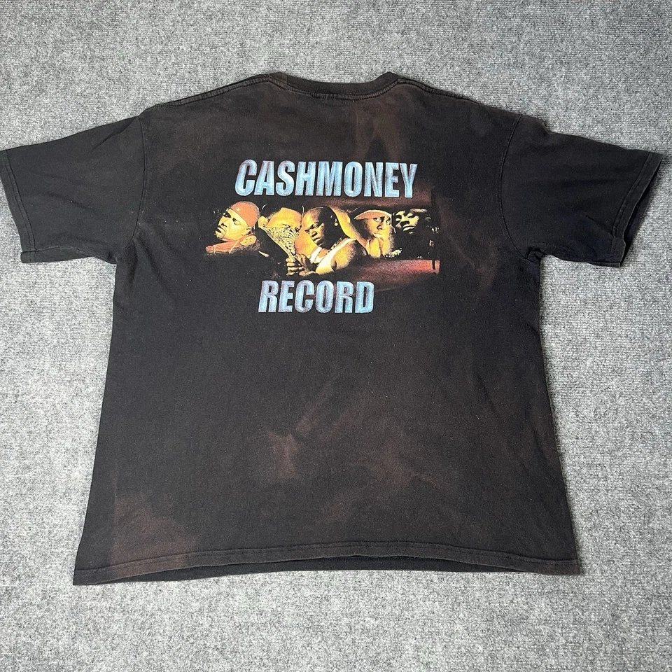 Vtg Cash Money Big Tymers Lil Wayne Manny Fresh Hip Hop T-shirt Rap Tee - Image 2 of 4