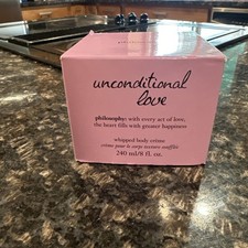 NEW Philosophy Unconditional Love Whipped Body Creme 8 fl oz 240 ml purple label