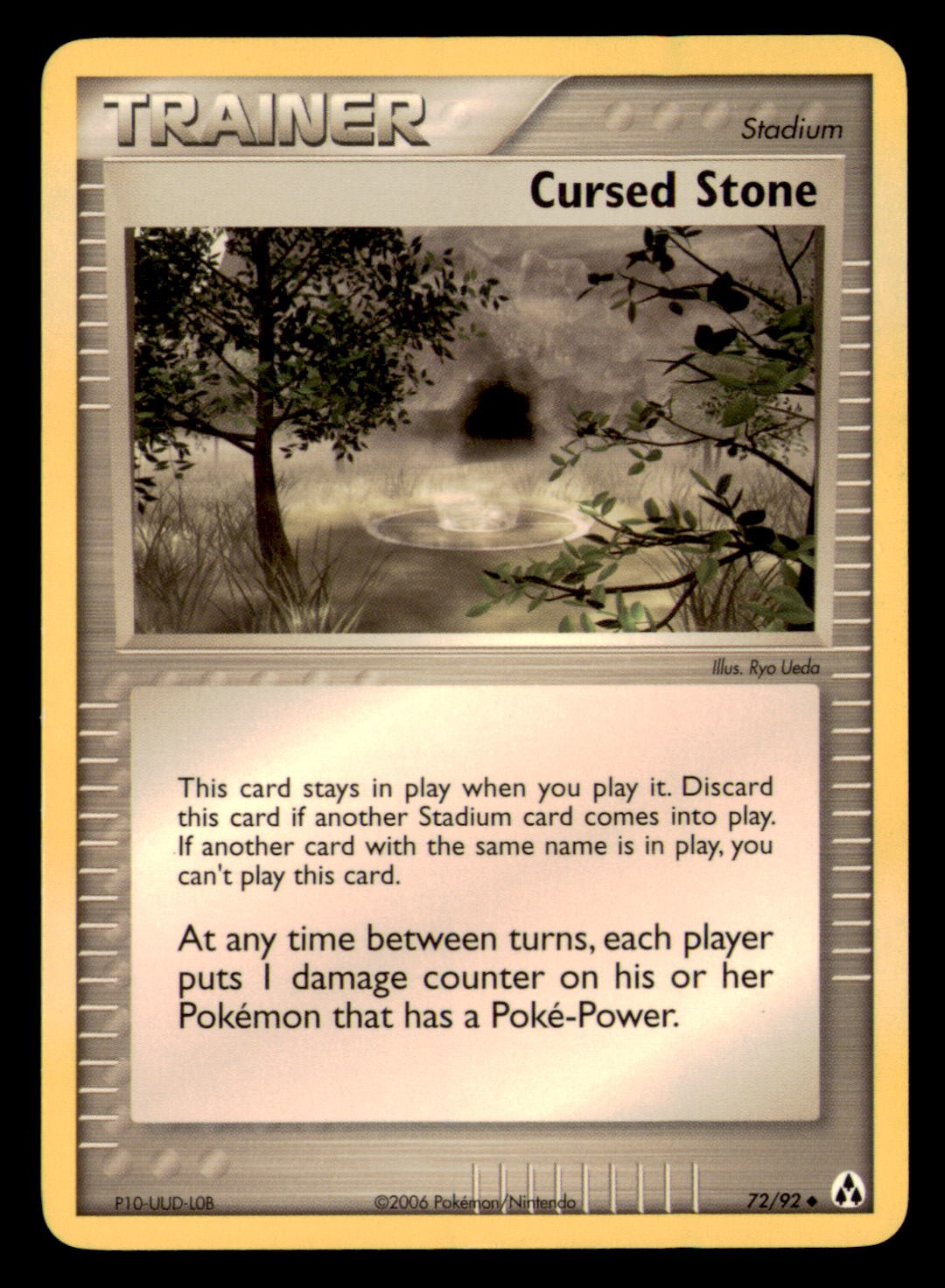 Cursed Stone 72/92 Uncommon Legend Maker Pokemon Near Mint