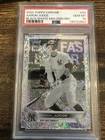 2022 Topps Chrome - Aaron Judge #99 Black & White Mini-Diamond Refractor PSA 10