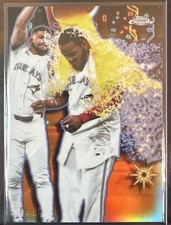 2025 Topps Chrome Update Celebracion Orange Ref 2/25 Vladimir Guerrero CT-12