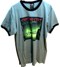 Counting Crows Recovery The Satellites 1996 Vintage Olive Green Ringer T-Shirt L