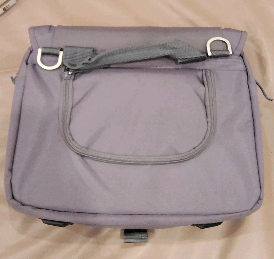 Bolsa de manillar alforja deportiva BASIL gris bicicleta de cercanías bolsa y cubierta B60 Foto 4 de 4