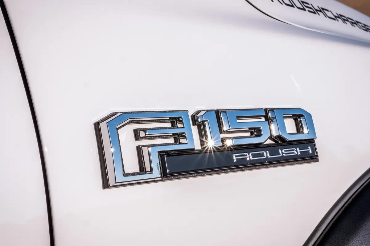 Supercharged Emblem For Ford Mustang & F-150 4.6L – Chrome & Red, Factory Muscle