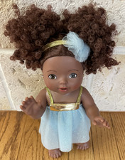 12" Doll by Smart Zone HK 2012 African American w/ PigTails, Outfit &Earrings