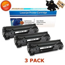3PK CB436A Laser Toner Cartridge for HP 36A LaserJet P1505 P1505n M1522 M1550