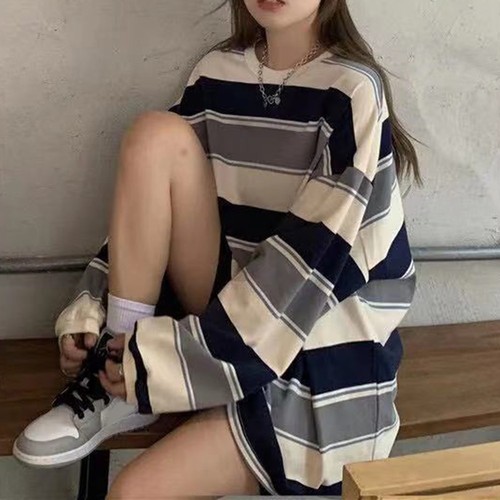 Stylish Harajuku Pullovers for Women Korean Fashion Sweatshirt Couples - Picture 11 of 27