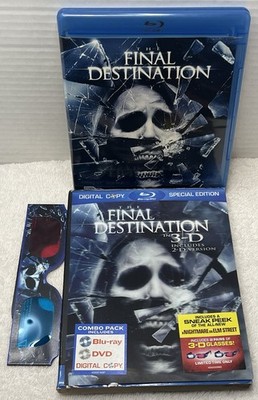 The Final Destination 3-D Blu-Ray 2010 Special Edition Lenticular Cover Glasses