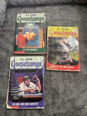 R.L. Stine Goosebumps Book Bundle of 3: Books #6, 7, 8 | eBay