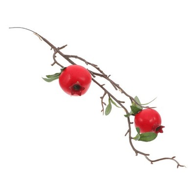 Künstliche Fruchtstiele Simulierte Granatapfelzweige Blumenvasenfüller