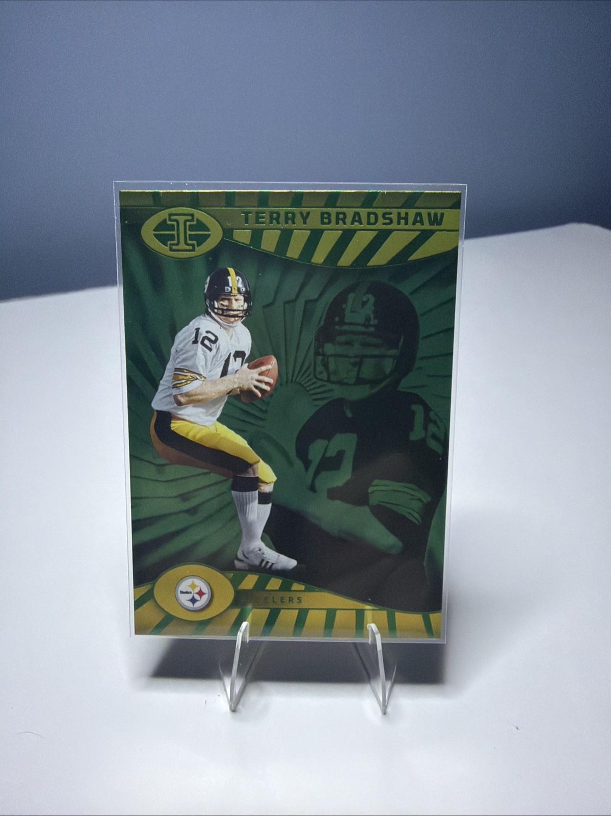 2024 Panini Illusions - Terry Bradshaw #96 Trophy Collection Emerald