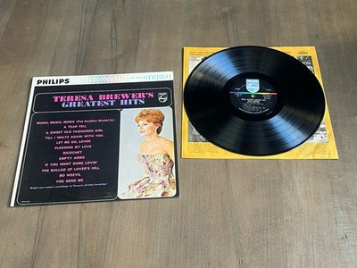 Teresa Brewer s Greatest Hits LP 1962 Philips PHS 600-062 Stereo EX Jazz Pop
