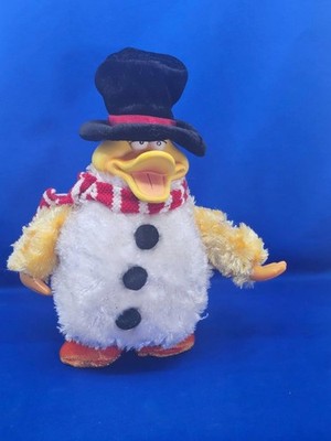 Dan Dee Animated Musical Dancing Snowman Duck Plays Chicken Dance Rare See Video