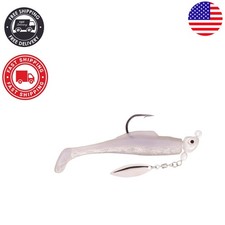 Magic Speckled Trout Jig Head Lure - 1/4 Oz with Under-Spin Blade, Modern Design