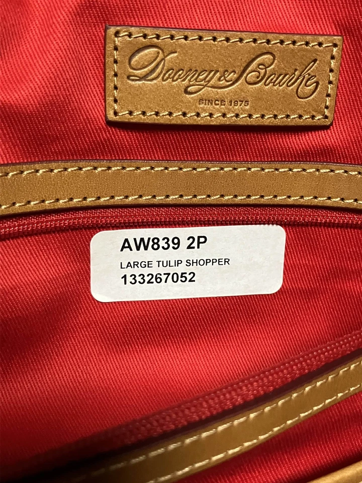 Cartera Shopper Dooney & Bourke Jirafa Grande Tulipán, Nueva Con Etiquetas, Nueva Con Etiquetas, Bolso de Mano Foto 4 de 4