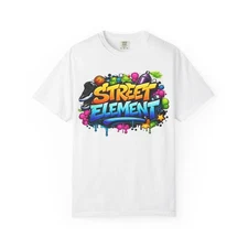 Street Element graffiti design T-shirt | urban spray paint art