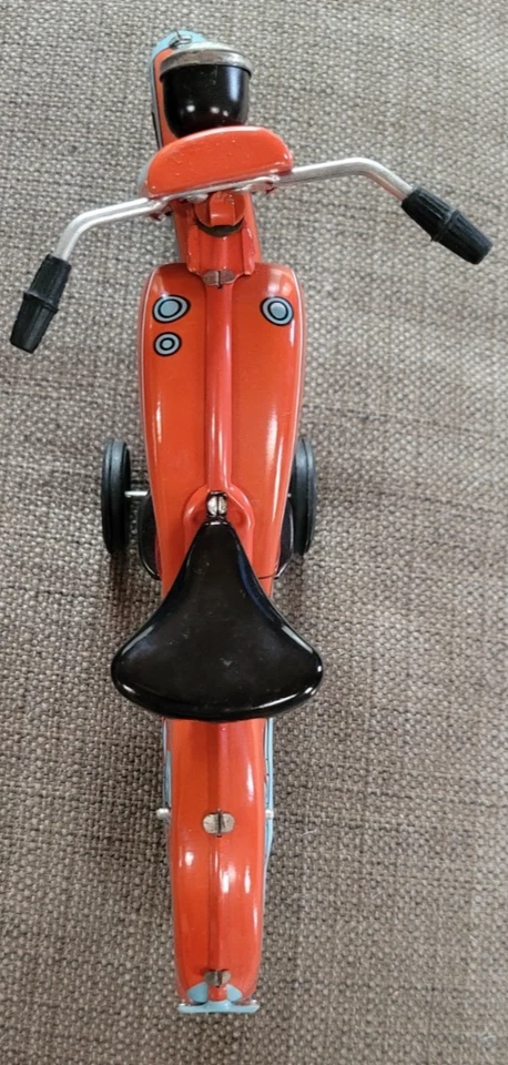 1958 Harley-Davidson Tin Toy Replica with Sparking Friction Motor by Xonex - Image 3 of 4