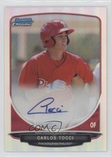 2013 Bowman Chrome Prospects Refractor 79/500 Carlos Tocci #BCA-CT Auto 2d9