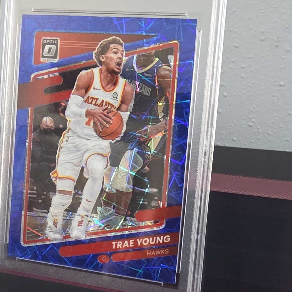 その他 Trae Young Optic Choice SP Mojo BGS8 2021-22 Panini Donruss Optic - Trae Young #51 Blue Velocity Prizm