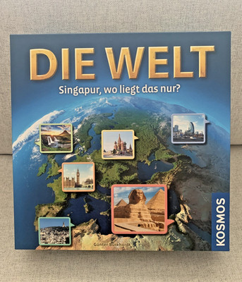 Die Welt - Singapur, wo liegt das nur? (edukatives Kosmos Brettspiele) UNBENUTZT