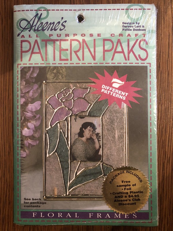 Vintage Aleene's Floral Frames All Purpose Craft Pattern Paks