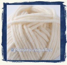 4 pelotes de laine FRIMAS ecru Neuves