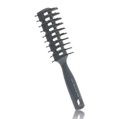 VESS Styling Ceramic Hair Brush 9-row Round Type, for Bow and VP-80 Gray 