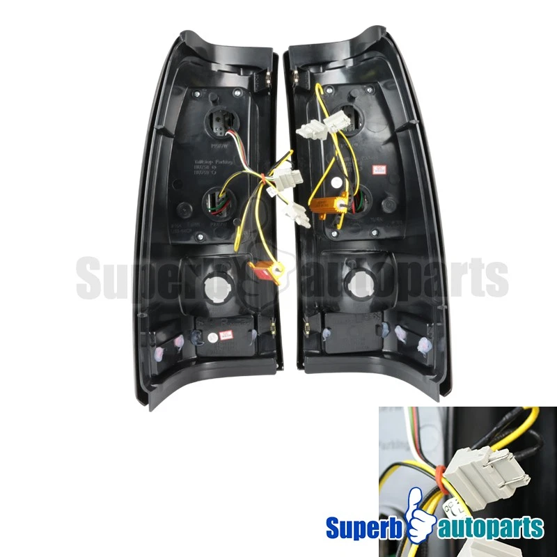 Fits 1999-2002 Chevy Silverado/ GMC Sierra 1500 2500 LED Brake Tail Lights 99-02 Foto 4 de 4