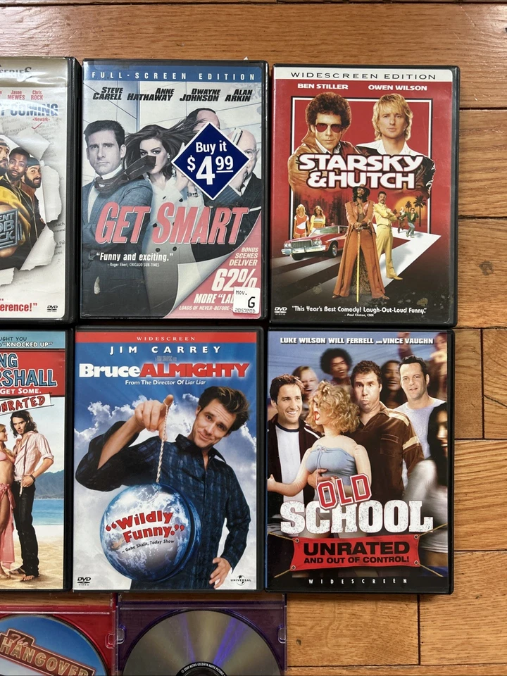 Lot Of (11) Comedy DVD Lot: Old School, Get Smart, Wild Hogs, Hangover, & More! - Image 3 of 4