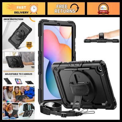 Durable Protective Case for Samsung Galaxy Tab S6 Lite 10.4'' - Rotating Stand,