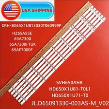 LED Strip 6 For Hisense 65R6E3 65A7300 65H78G 65AE7000 SVH650AH8 65R6E3 65H6570G