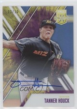 2017 Panini Elite Extra Edition Tie-Dye Auto 3/10 Tanner Houck #24 Auto uk2