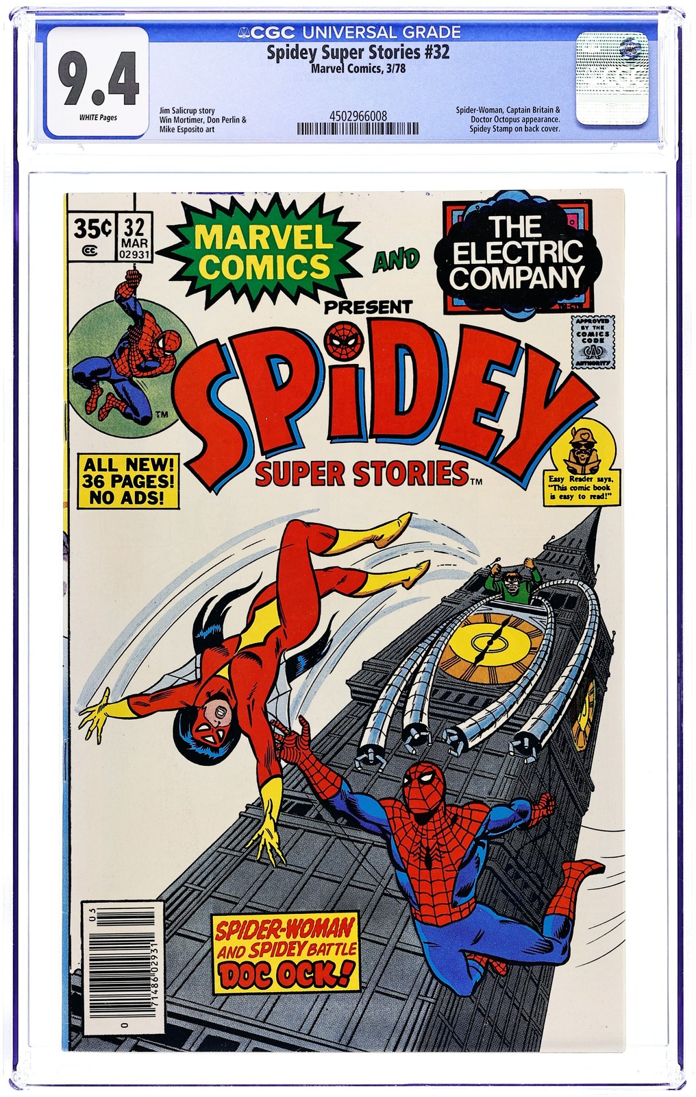 アメコミリーフ　Spidey Super Stories #23 CGC 8.0 アメコミリーフ Spidey Super Stories #23 CGC 8.0 【公式通販】