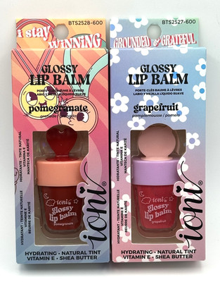 Ioni Glossy Lip Balm Pomegranate & Grapefruit Glow-Getter Viral Travel Lip Balm