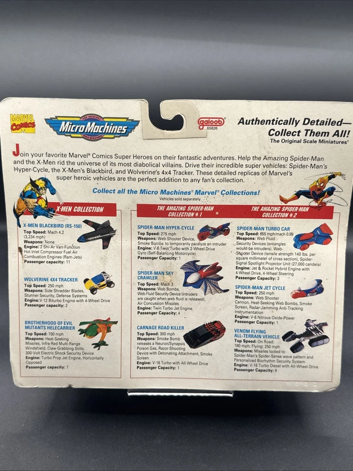 Micro Machines 1993, The Amazing Spider-Man Collection #1 Galoob Foto 4 de 4