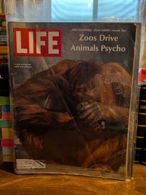 Life Magazine Nov 8, 1968 - New knowledge about wildlife reveals that Zoos Drive
