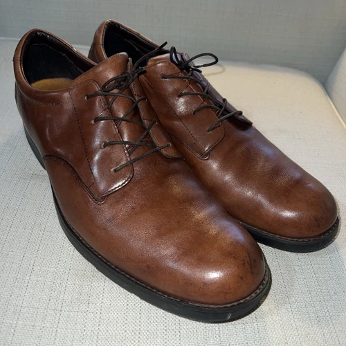 Timberland GSR Metro scarpe Oxford impermeabili in pelle marrone 12M 78531 7960