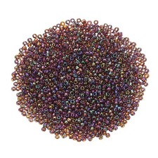 2000Pcs Glass Seed Beads 1.5mm Mini Glass Seed Spacer Bead Coffee