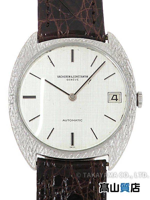 Vacheron Constantin — Vacheron Constantin Vintage 7595 White Gold Stainless Steel Leather 34mm #TW1329