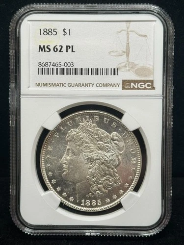 1885 Morgan Dollar - NGC MS-62 PL Proof Like