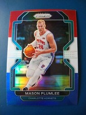 2021 Panini Prizm Red, White, and Blue PRIZM Mason Plumlee #221