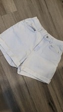 Vintage Lee Riders High Rise 90s Mom Jean Shorts Size 12- Light blue