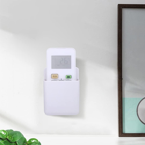 2 PCS Remote Control Holder,Hole-Free Self Adhesive Remote Holder,Wall Mount Pen - Bild 6 von 12