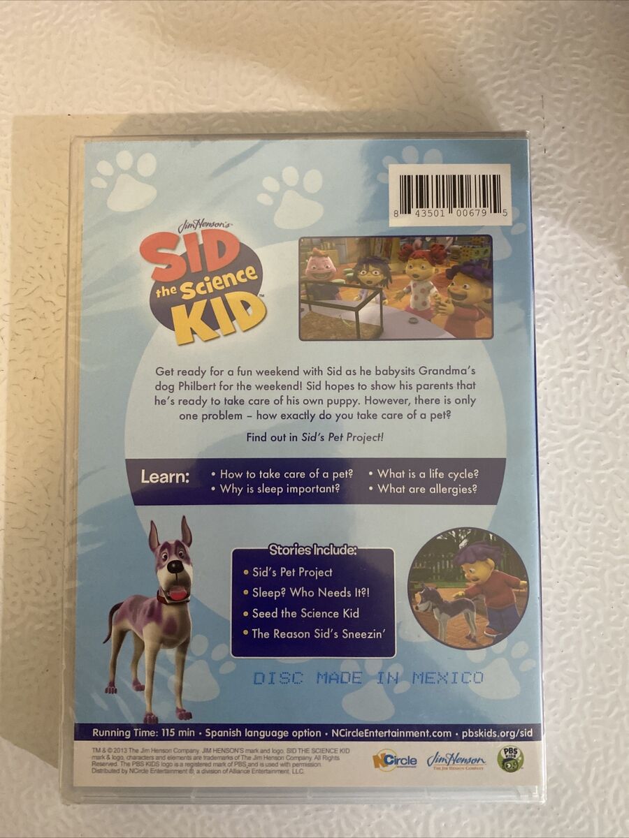 Sid the Science Kid: Sids Pet Project (DVD, 2013) PBS Kids Sid the Science Kid: Sids Pet Project (DVD, 2013) PBS Kids