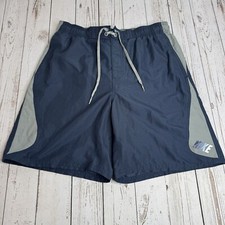 Nike Breaker Volley Swim Trunks Board Shorts Mens Medium 8" Inseam Navy Blue