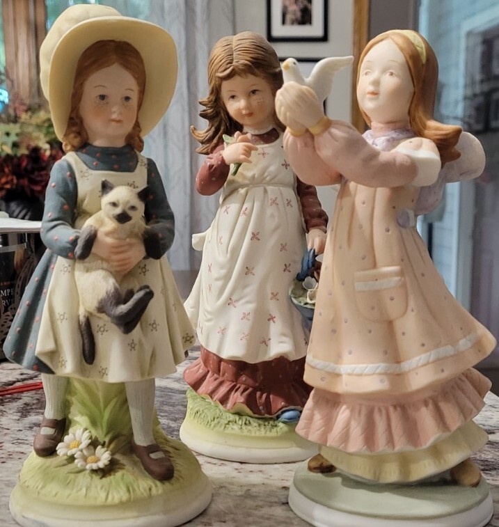 Holly Hobbie 3点セット Vintage Holly Hobbie figurines - set of 3 
